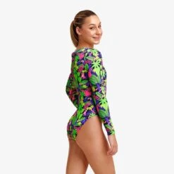 Funkita Girls Sloth Slumber Long Shot One Piece -TYR Store FKS060G SLOTH SLUMBER 10