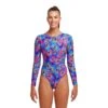 Funkita Ladies Peacock Paradise Long Shot One Piece 1 Funkita Ladies Peacock Paradise Long Shot One Piece -TYR Store FKS060L PEACOCK PARADISE 01