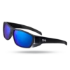 TYR Knox Mens Wrap Sunglasses Blue Black 1 TYR Knox Mens Wrap Sunglasses Blue Black -TYR Store LSKNX 422 alt01