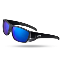 TYR Knox Mens Wrap Sunglasses Blue Black