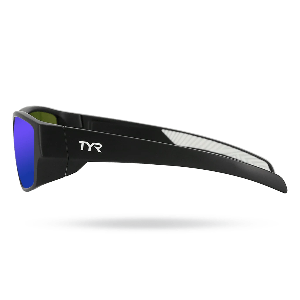 TYR Knox Mens Wrap Sunglasses Blue Black 5 TYR Knox Mens Wrap Sunglasses Blue Black - Image 3