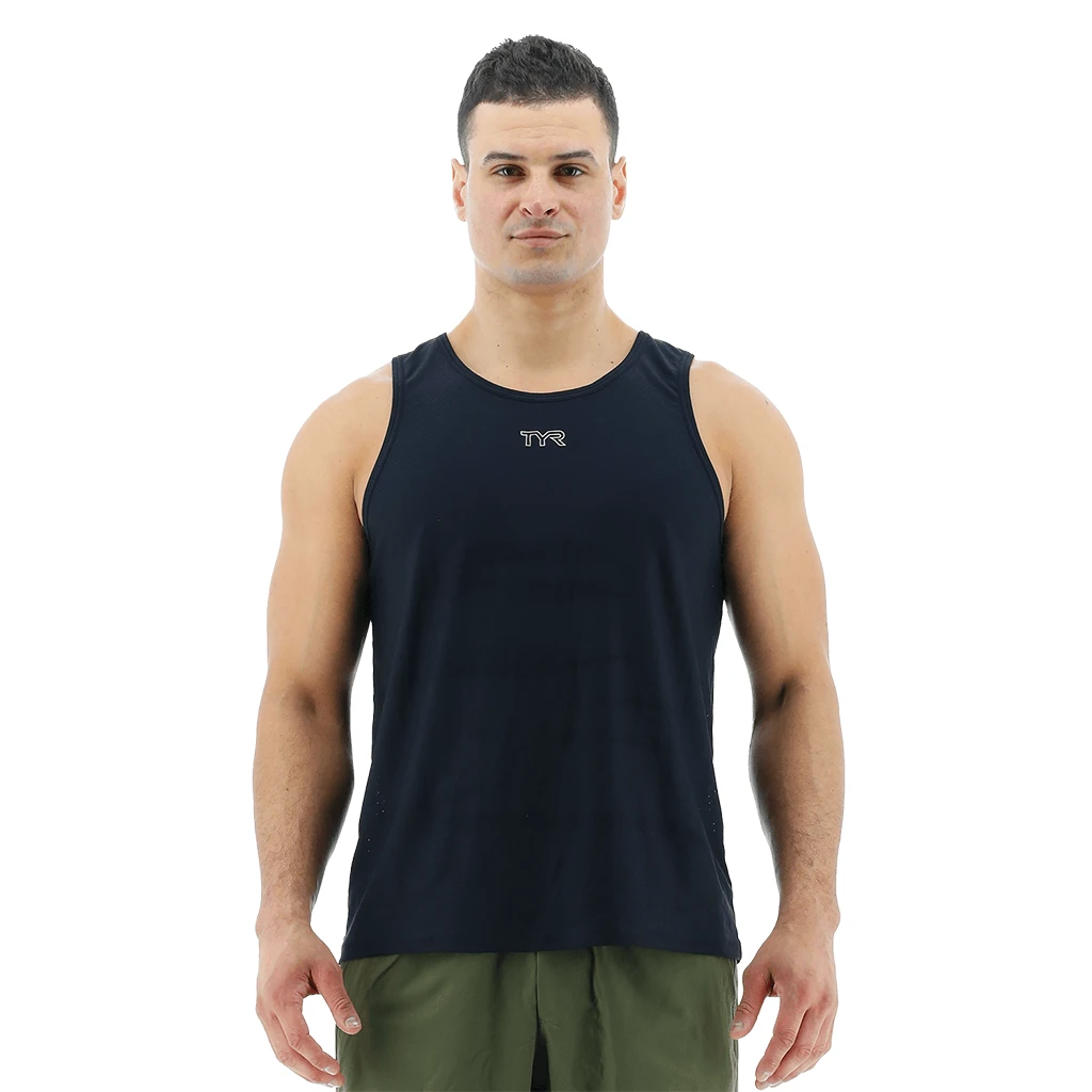 TYR GYM Men's Black Airtec Tank 3 TYR GYM Men's Black Airtec Tank