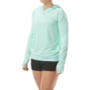 TYR Womens SunDefense Mint Hooded Long Sleeve Shirt -TYR Store TSFLH7A 332 alt05