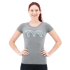 TYR Womens Grey/Mint Big Outline T-Shirt