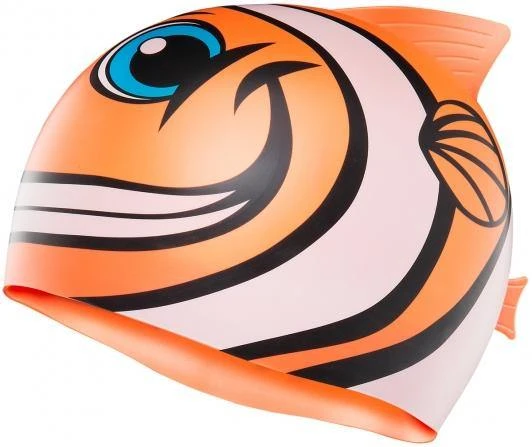 TYR Happy Fish Silicone Kids’ Swim Cap 4 TYR Happy Fish Silicone Kids’ Swim Cap - Image 2