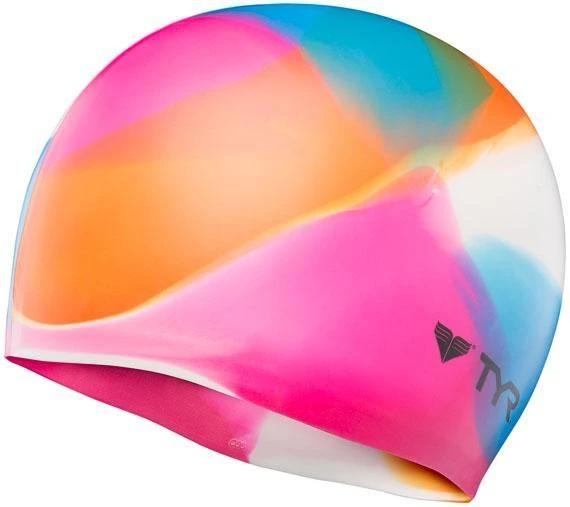 TYR Kaleidoscope Silicone Swim Cap 3 TYR Kaleidoscope Silicone Swim Cap