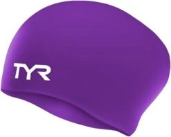TYR Adult Long Hair Silicone Wrinkle-Free Swim Cap 14 TYR Adult Long Hair Silicone Wrinkle-Free Swim Cap -TYR Store lcsl 510 alt1