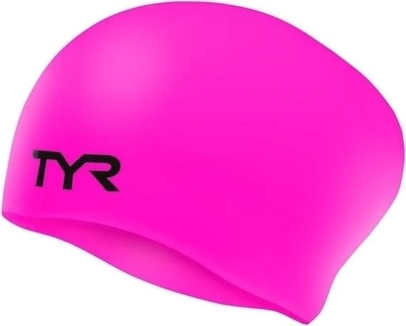 TYR Adult Long Hair Silicone Wrinkle-Free Swim Cap 8 TYR Adult Long Hair Silicone Wrinkle-Free Swim Cap - Image 6