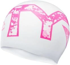 TYR Pink Silicone Swim Cap