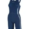 Dolfin Female Titanium Knee Suit Navy 2 Dolfin Female Titanium Knee Suit Navy -TYR Store titanium navy kneesuit 1