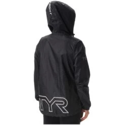 TYR Womens Black Elite Team Windbreaker -TYR Store wfzw2a 001up alt06 10
